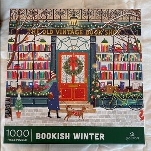 Galison Bookish Winter Puzzle - 1000 Pieces